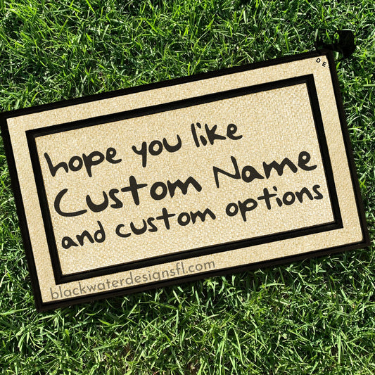 Hope You Like (1989 Inspired) and Custom Options All Weather Doormat