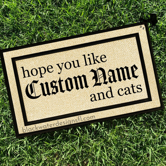 Hope You Like and Cats (Reputation Inspired) All Weather Doormat