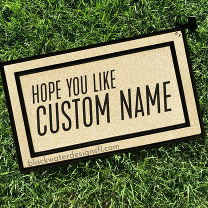 Hope You Like (Showgirl Inspired) All Weather Doormat
