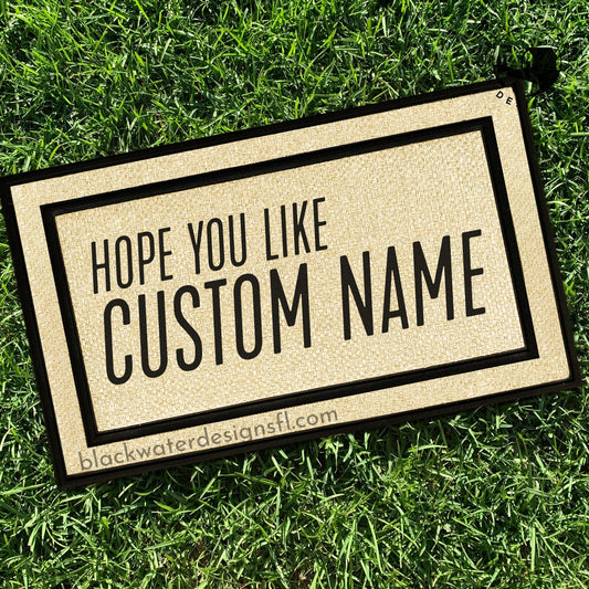 Hope You Like (Showgirl Inspired) All Weather Doormat
