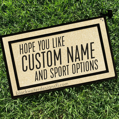 Hope You Like Sport Options (Showgirl Inspired) All Weather Doormat