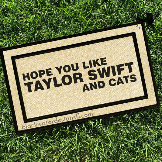 Hope You Like and Cats (Lover Inspired) All Weather Doormat