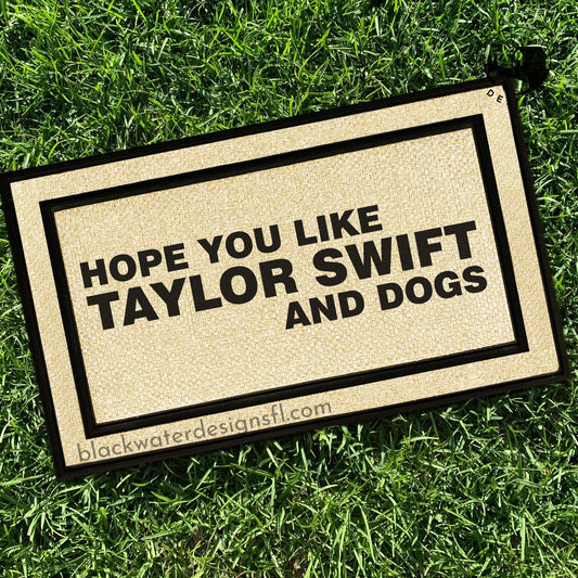Hope You Like and Dogs (Lover Inspired) All Weather Doormat