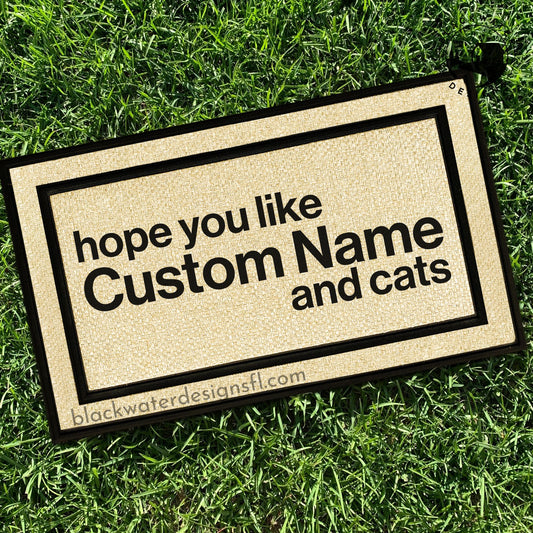 Hope You Like and Cats (Midnights Inspired) All Weather Doormat