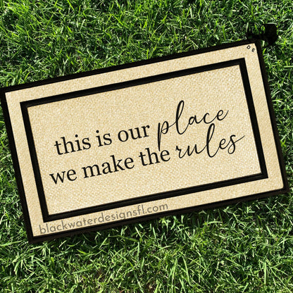 This is Our Place All Weather Doormat (Lover Inspired)