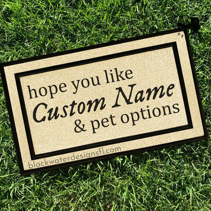 Hope You Like Pet Options (Folklore Inspired) All Weather Doormat