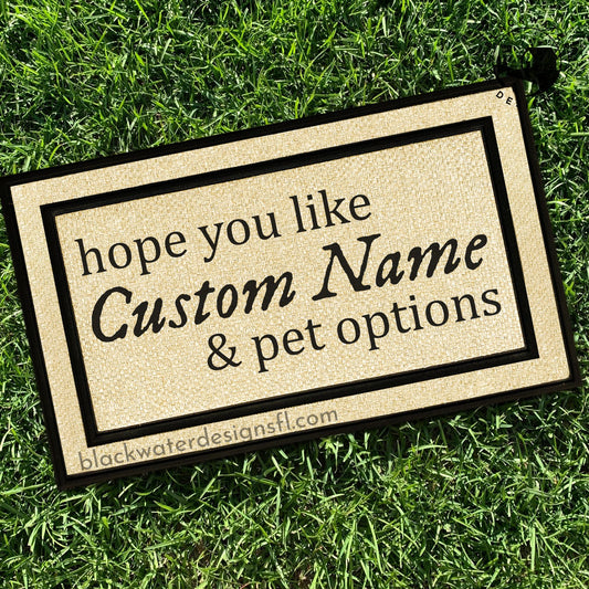 Hope You Like Pet Options (Folklore Inspired) All Weather Doormat