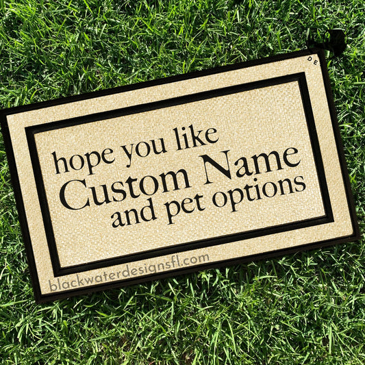Hope You Like Pet Options (TTPD Inspired) All Weather Doormat