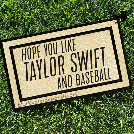 Hope You Like Baseball (Showgirl Inspired) All Weather Doormat