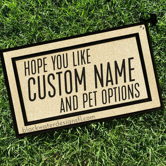 Hope You Like Pet Options (Showgirl Inspired) All Weather Doormat