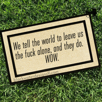 Got a Wi$h Li$t (Showgirl Inspired) All Weather Doormat