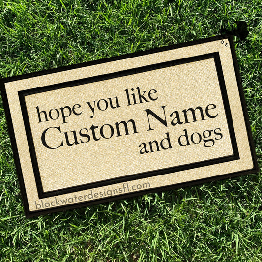 Hope You Like and Dogs (TTPD Inspired) All Weather Doormat