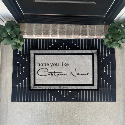 Hope You Like (Debut Inspired) All Weather Doormat