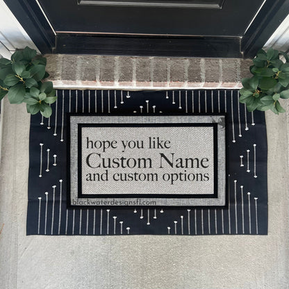 Hope You Like (TTPD Inspired) and Custom Options All Weather Doormat