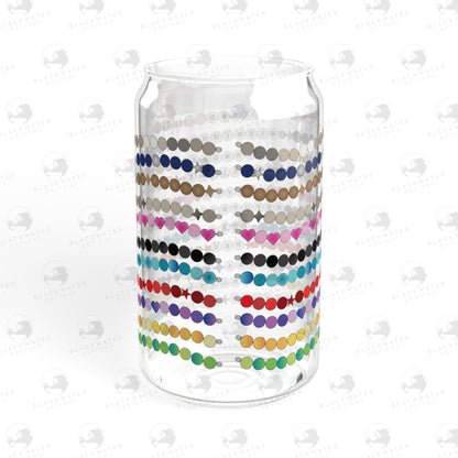 Eras Friendship Bracelet Glass Tumbler