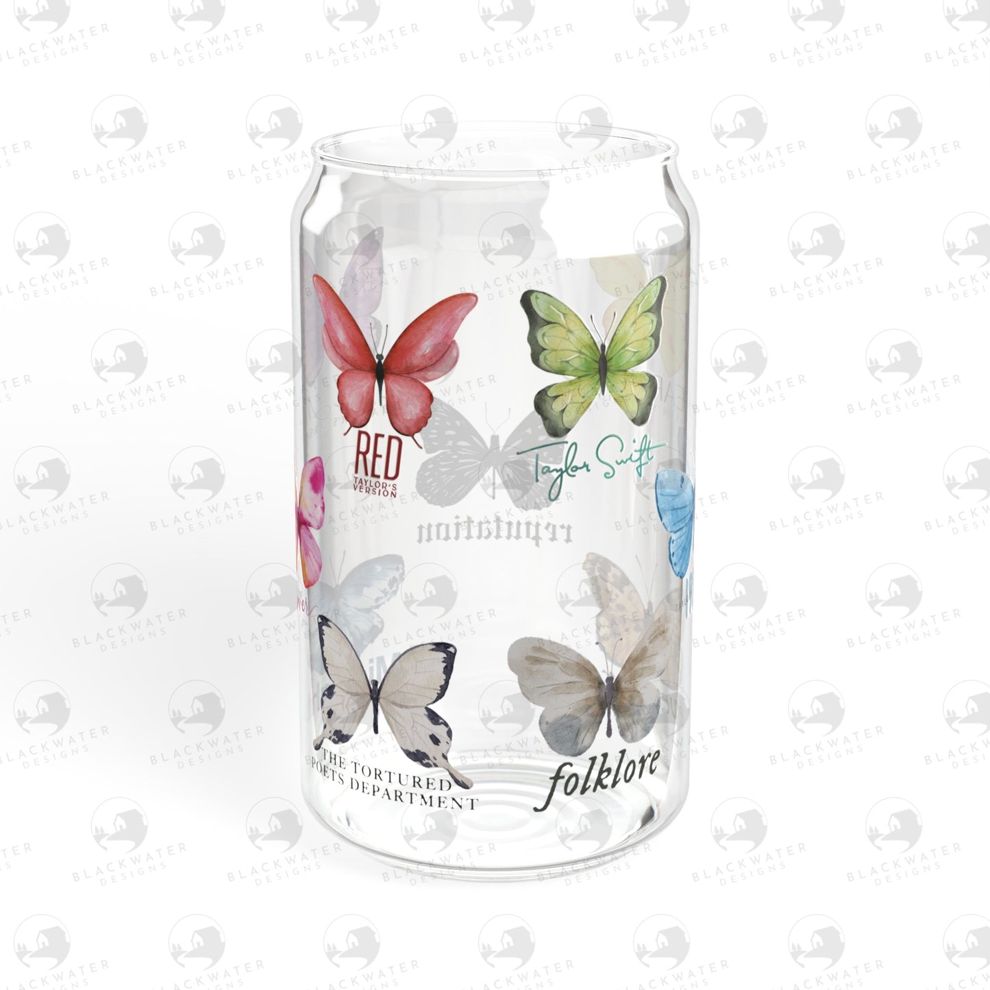 Eras Butterflies Glass Tumbler