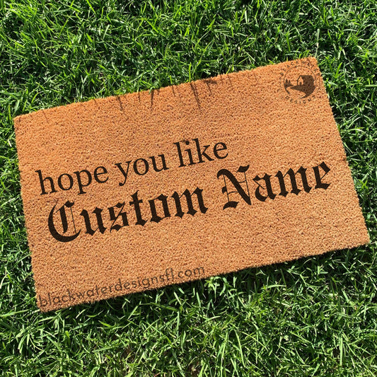 Hope You Like (Reputation Inspired) Doormat
