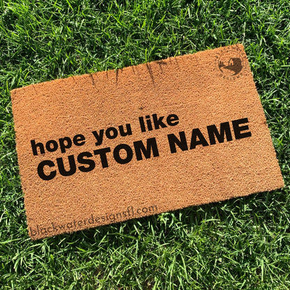 Hope You Like (Billie Inspired) Doormat