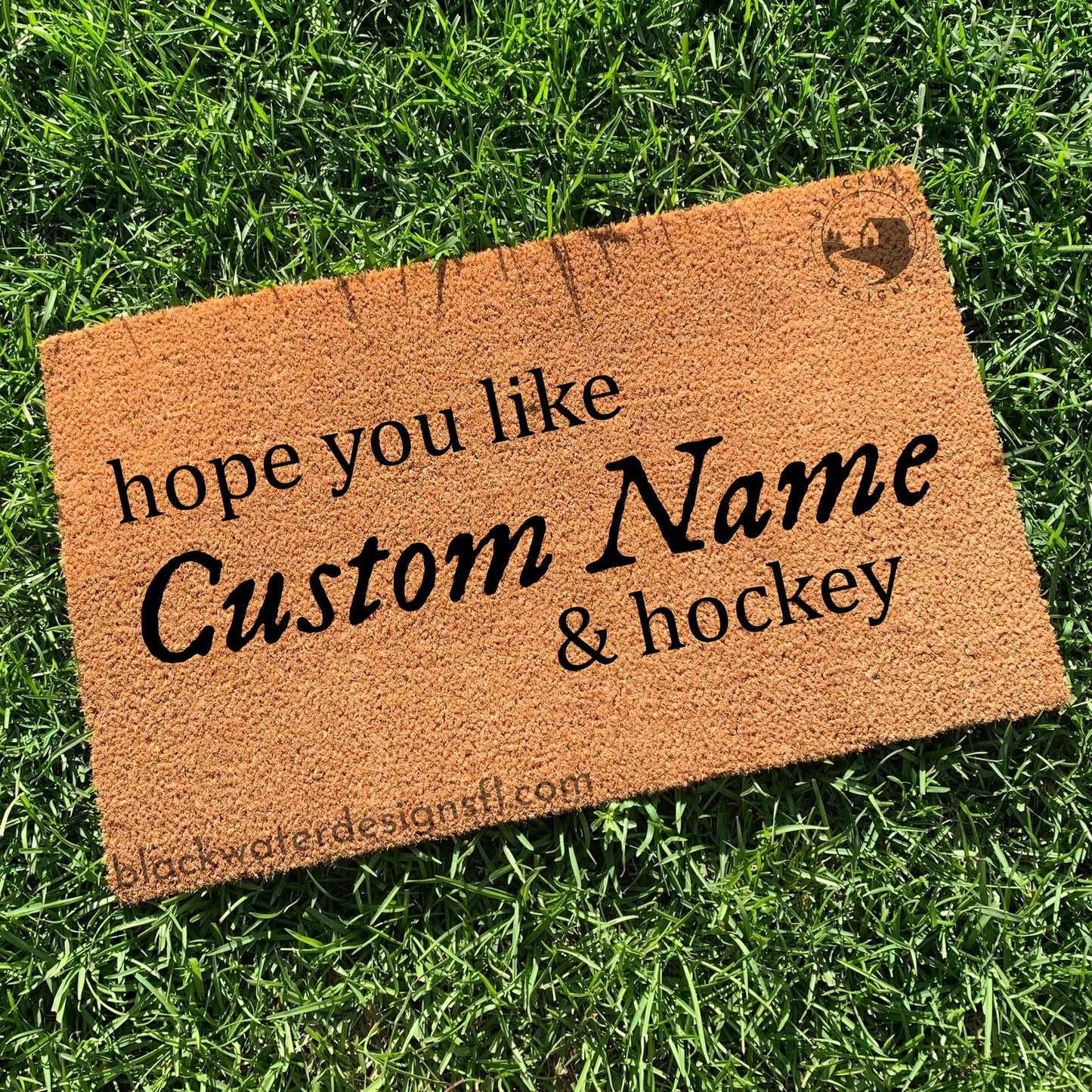 Hope You Like & Hockey (Folklore Inspired) Doormat