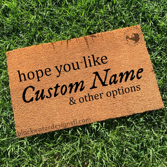 Hope You Like & Other Options (Folklore Inspired) Doormat