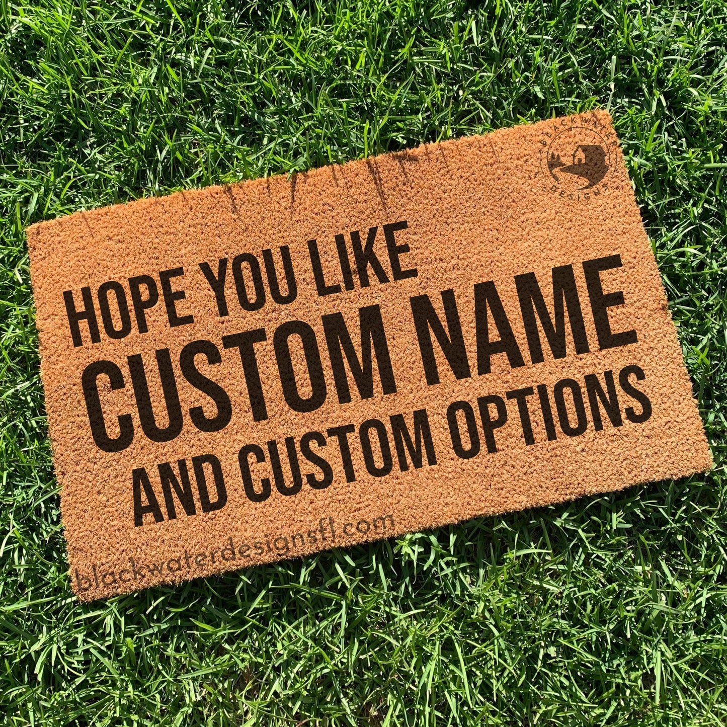 Hope You Like (Red Inspired) and Custom Options Doormat
