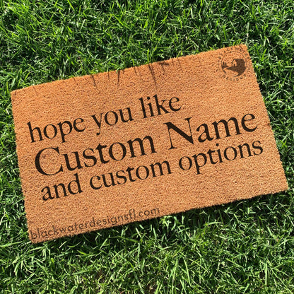 Hope You Like (TTPD Inspired) and Custom Options Doormat