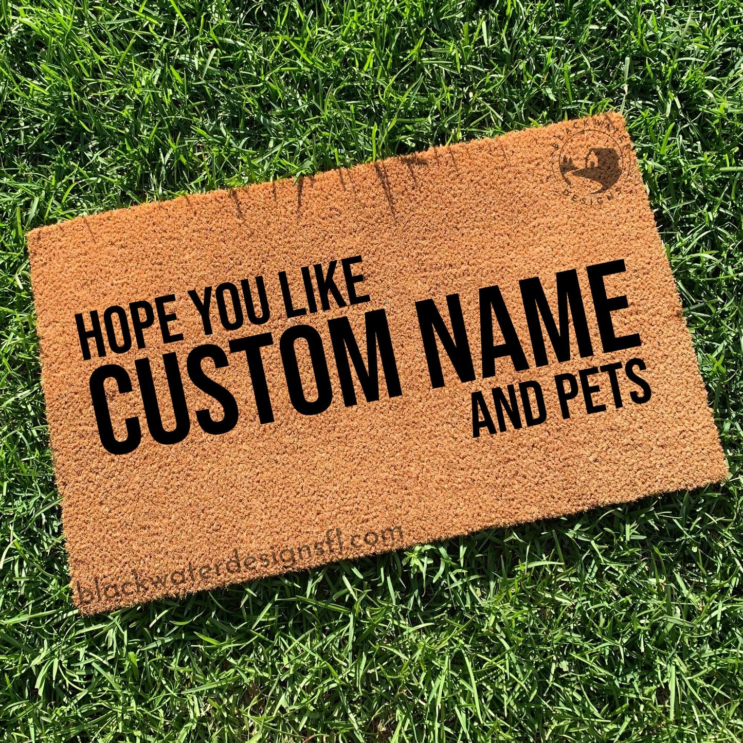 Hope You Like and Pets (Red Inspired) Doormat