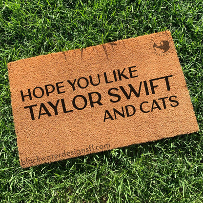 Hope You Like and Cats (Fearless Inspired) Doormat