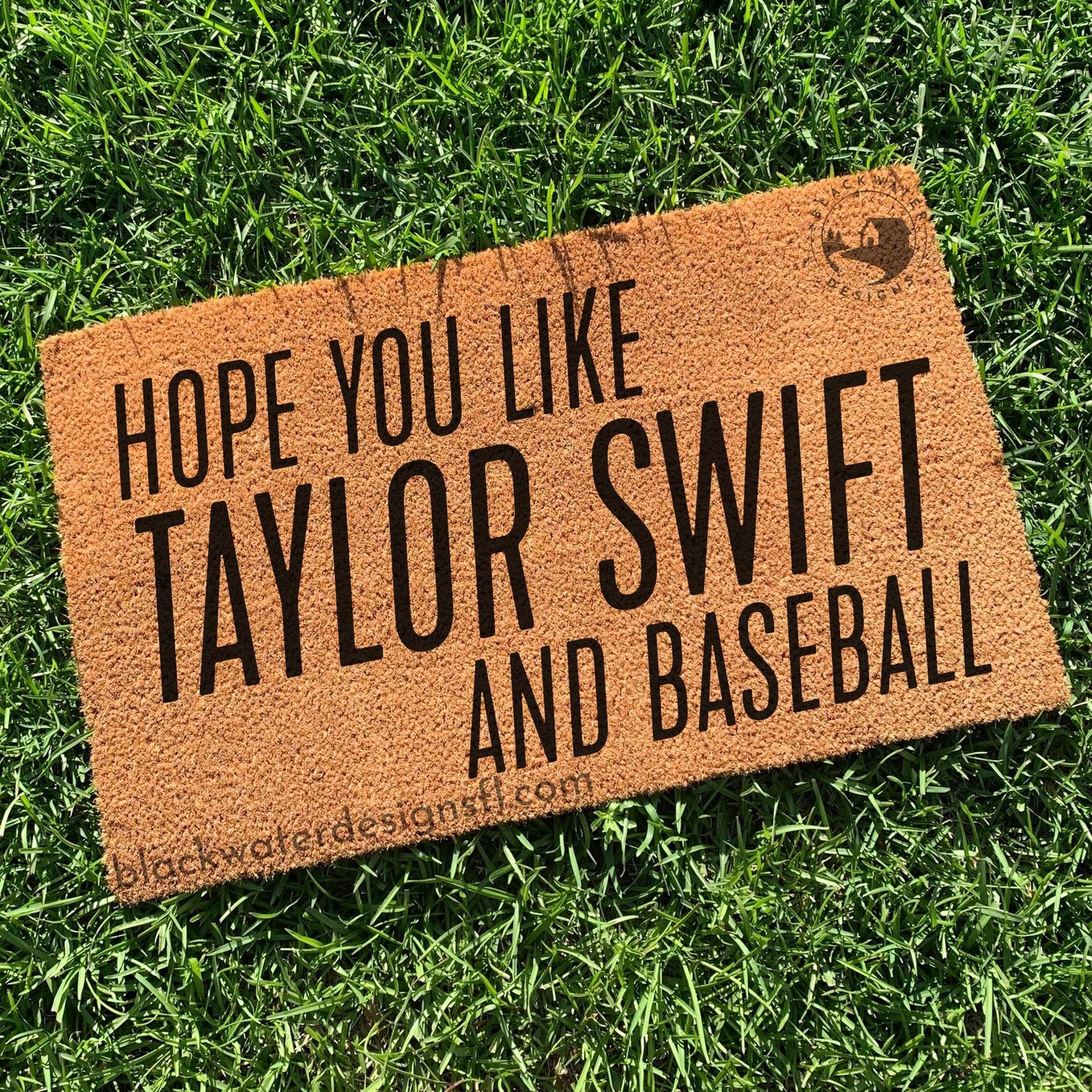Hope You Like Baseball (Showgirl Inspired) Doormat