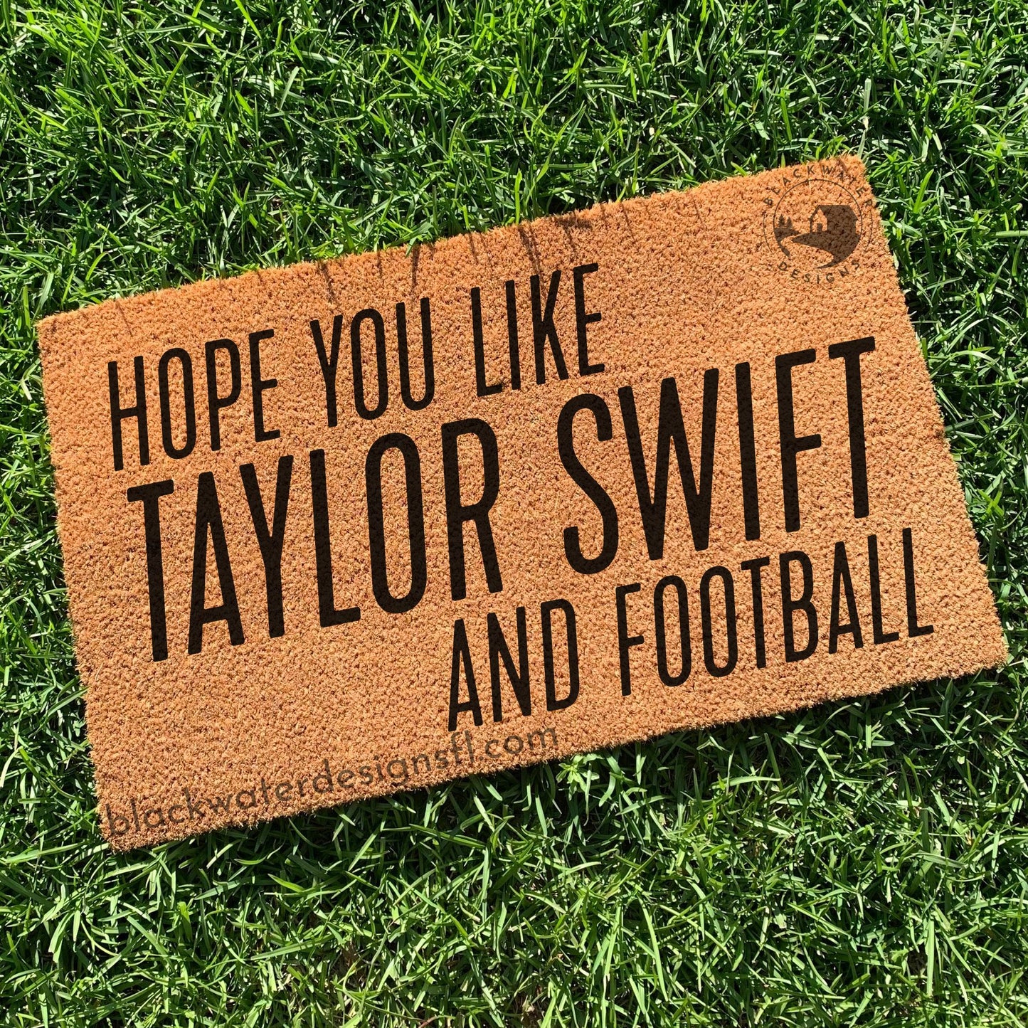 Hope You Like Football (Showgirl Inspired) Doormat
