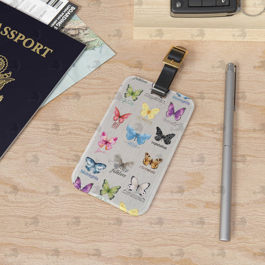 TS Butterflies Luggage Tag