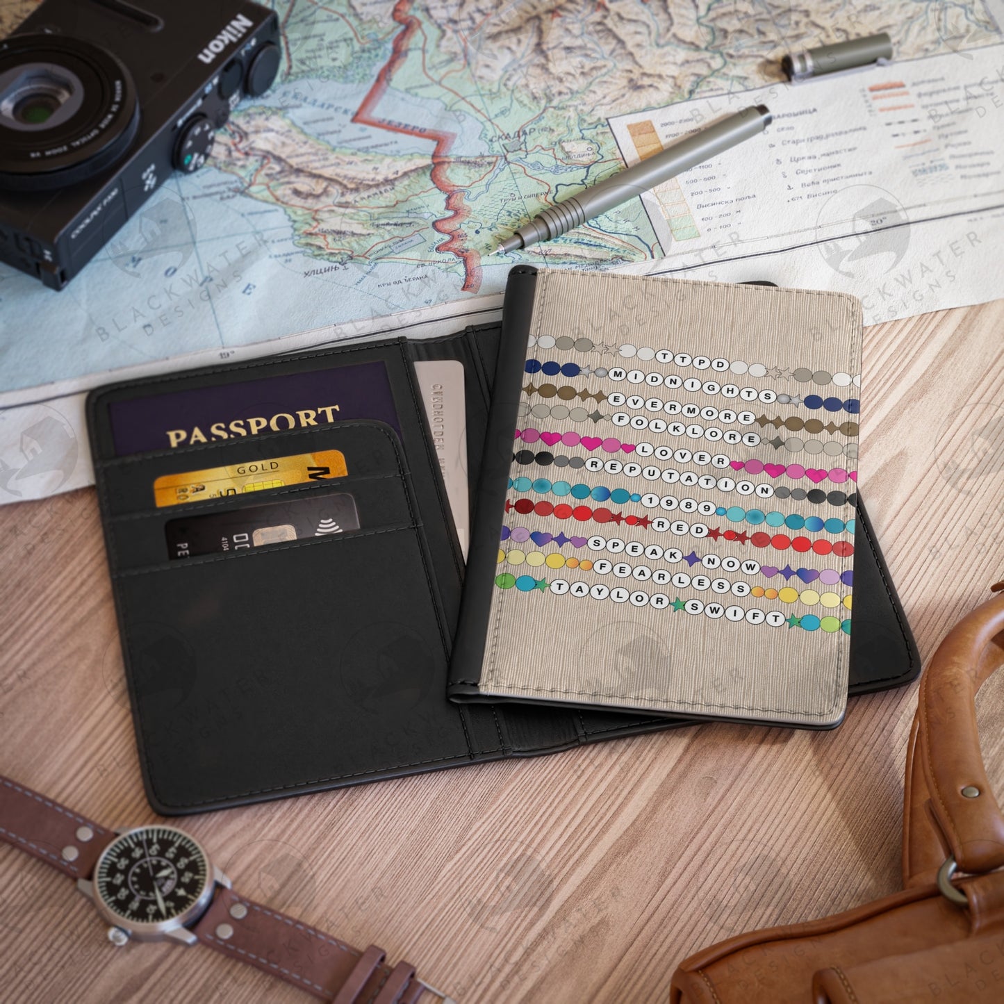 Eras Friendship Bracelet Passport Cover