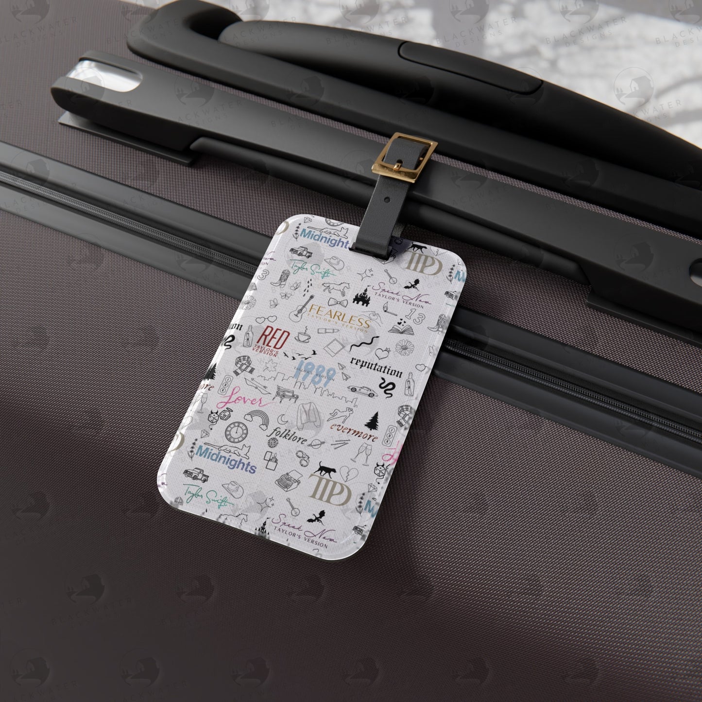 TS Doodles Luggage Tag