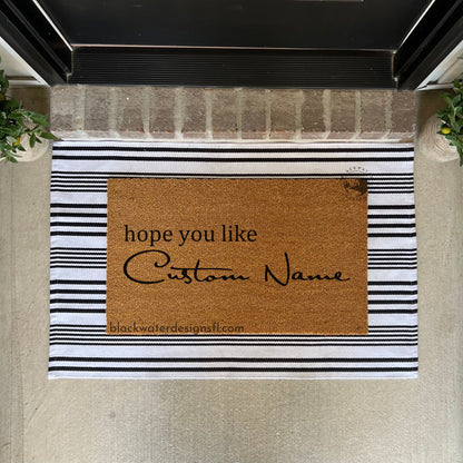 Hope You Like (Debut Inspired) Doormat