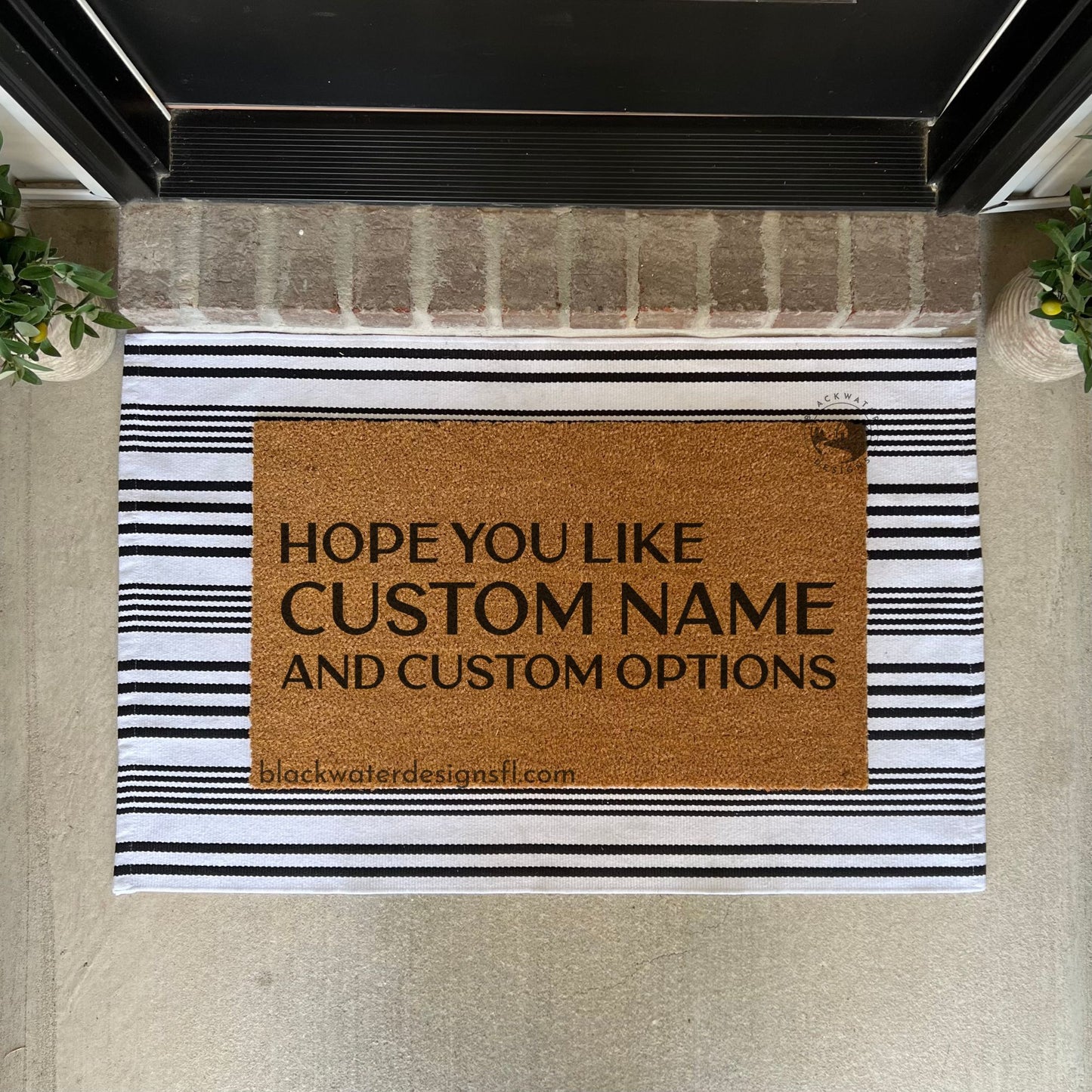 Hope You Like (Fearless Inspired) and Custom Options Doormat