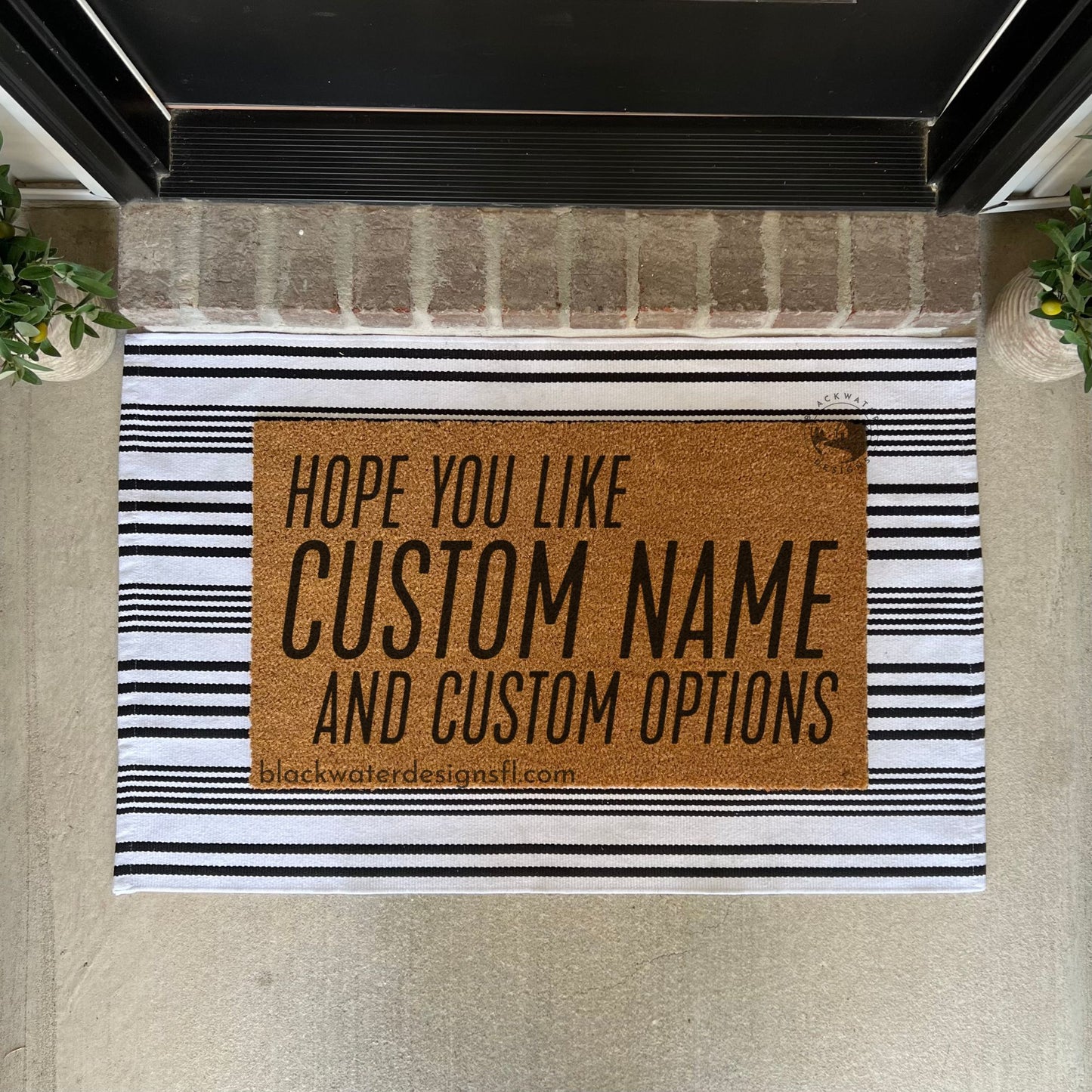 Hope You Like (Showgirl Inspired) and Custom Options Doormat