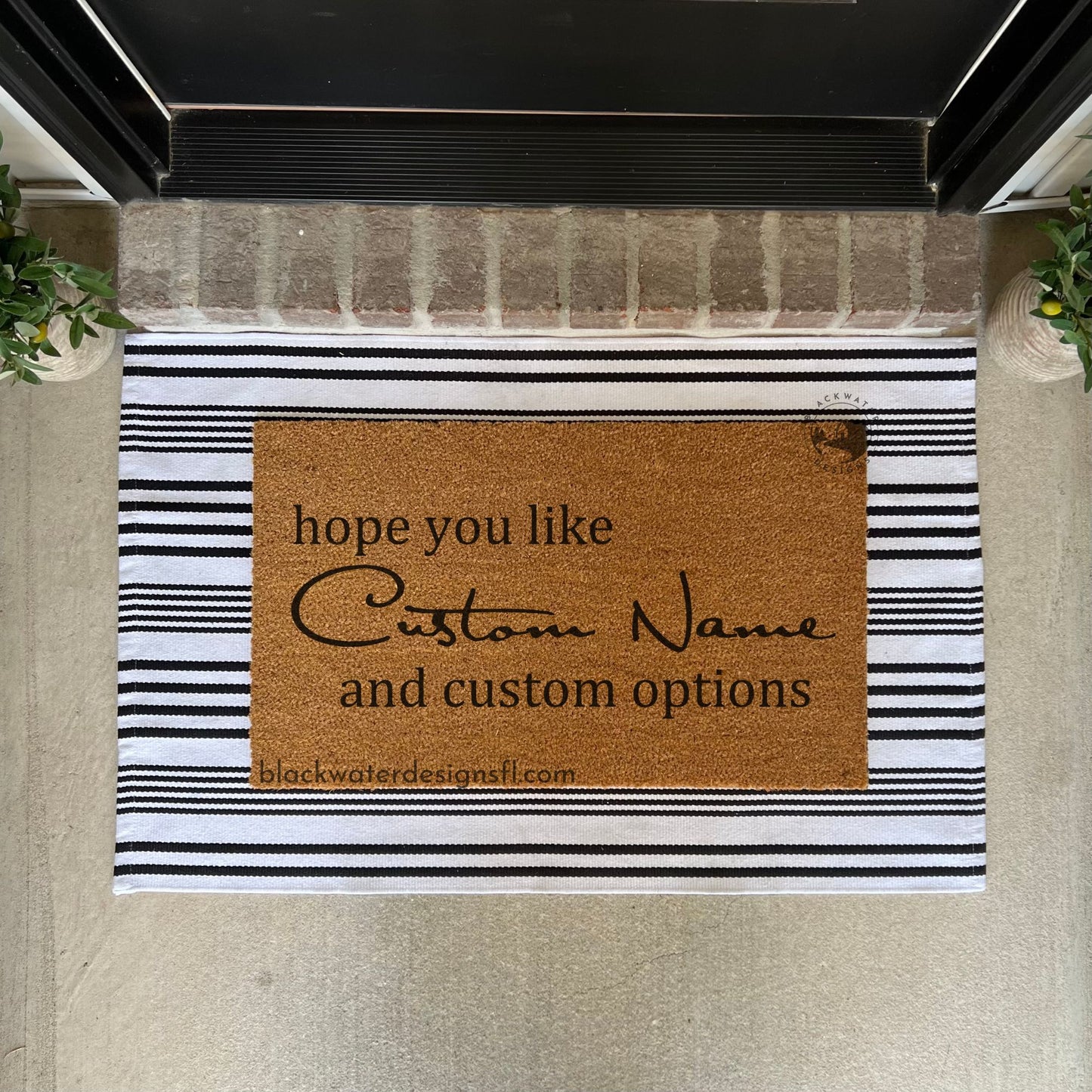 Hope You Like (Debut Inspired) And Custom Options Doormat