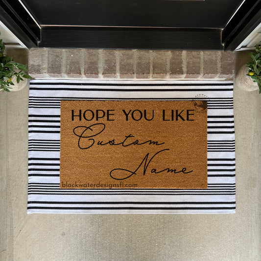 Hope You Like (Speak Now Inspired) Doormat