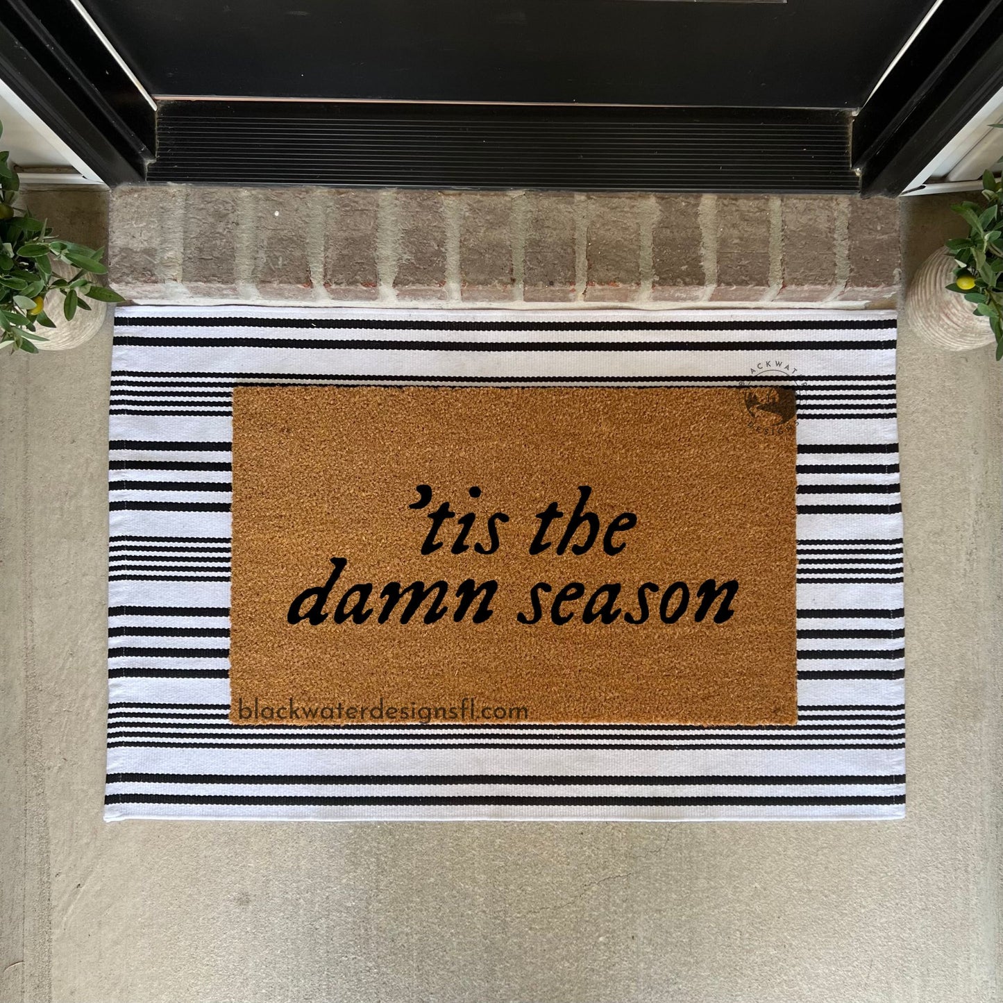 Tis The Damn Season Doormat (Evermore)