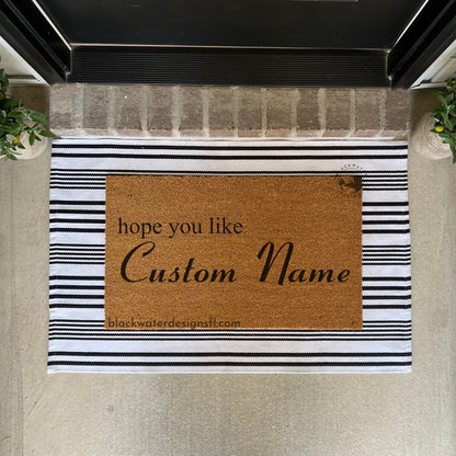 Hope You Like (Billie Inspired) Doormat
