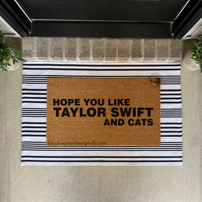 Hope You Like and Cats (Lover Inspired) Doormat