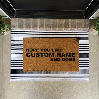 Hope You Like Pet Options (Lover Inspired) Doormat