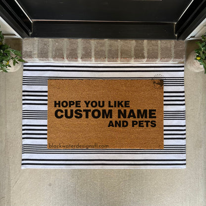 Hope You Like Pet Options (Lover Inspired) Doormat