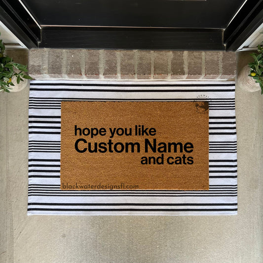 Hope You Like Cats (Midnights Inspired) Doormat