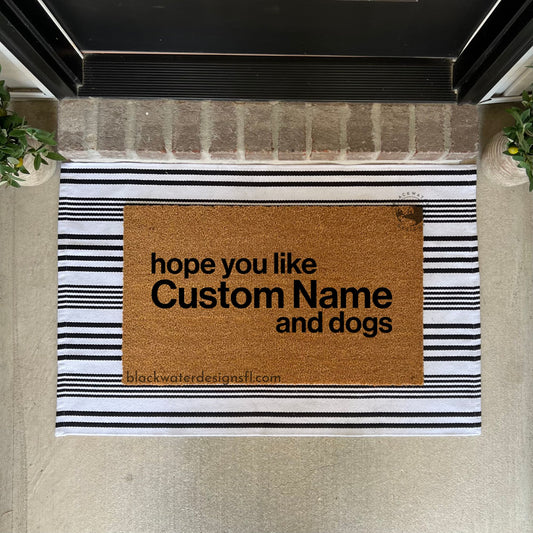 Hope You Like Dogs (Midnights Inspired) Doormat