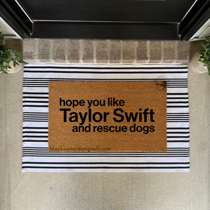 Hope You Like And Dogs (Midnights Inspired) Doormat