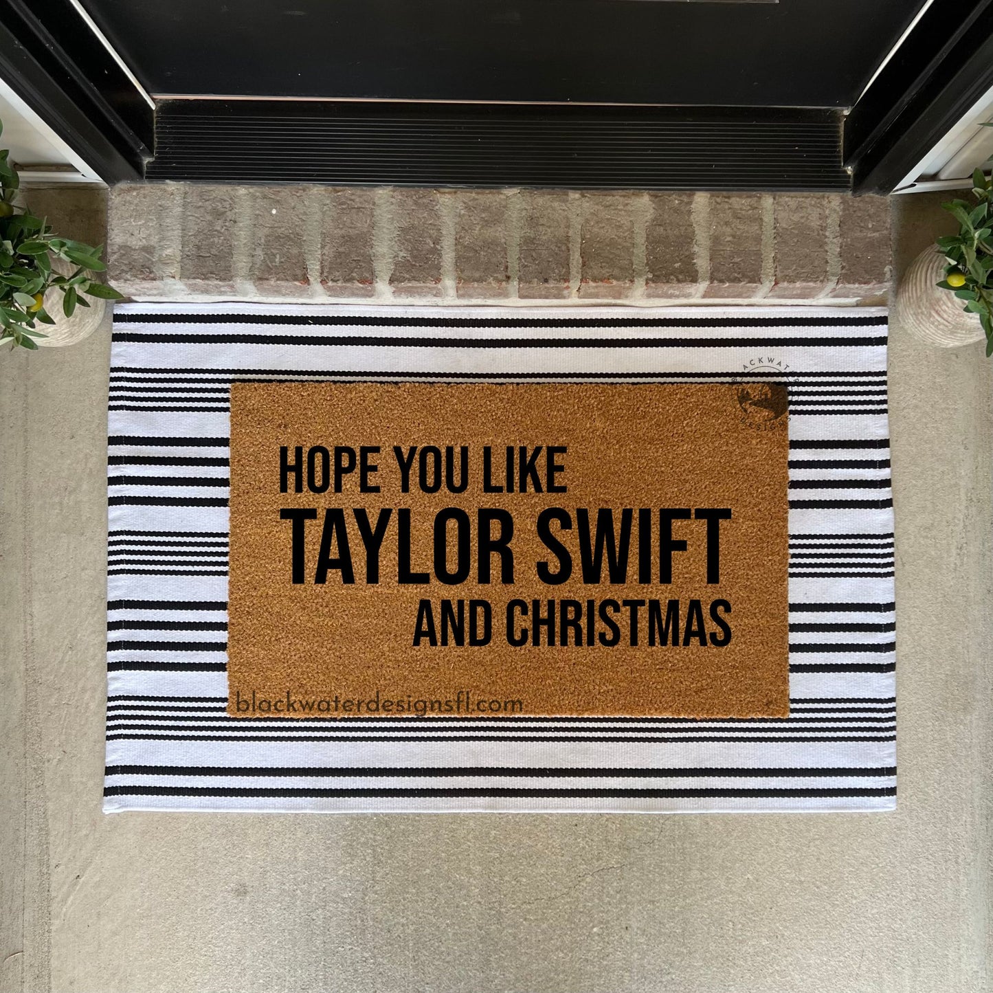 Hope You Like And Chistmas Doormat (Red)