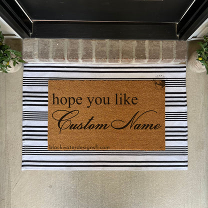 Hope You Like (Sabrina Inspired) Doormat