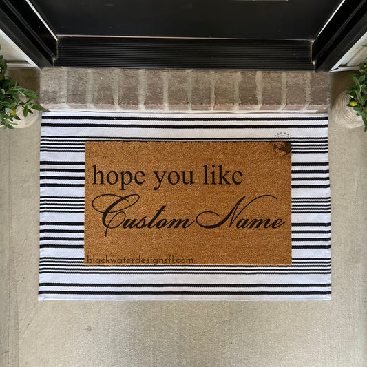 Hope You Like (Sabrina Inspired) Doormat