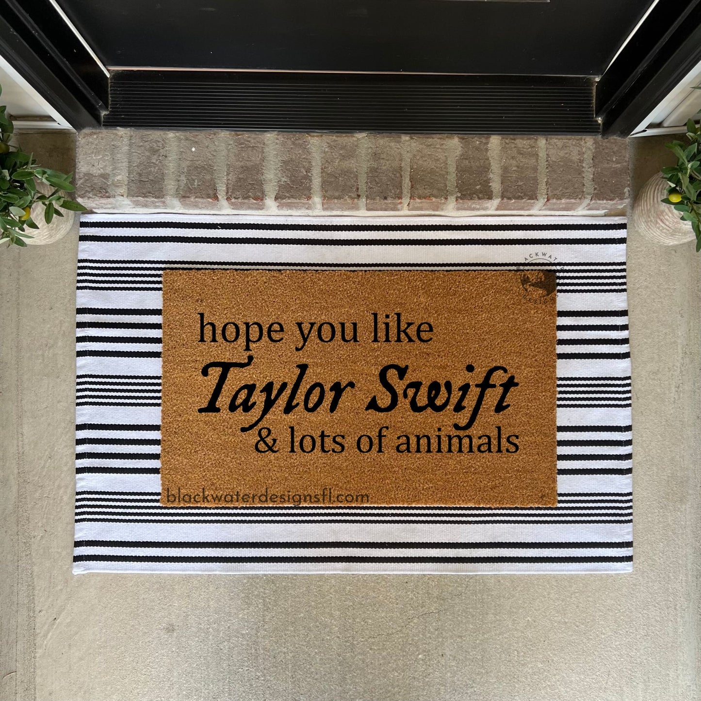 Hope You Like & Lots of Animals Doormat (Folklore)